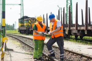 ICAM Course - investigators on train railway