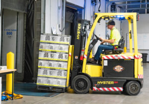 Forklift course Brisbane - yellow forklift