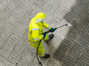 High Pressure Water Jetting training Brisbane - pavement