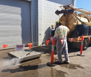 High Pressure Water Jetting training Brisbane - equipment