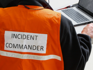 Incident Commander course laptop